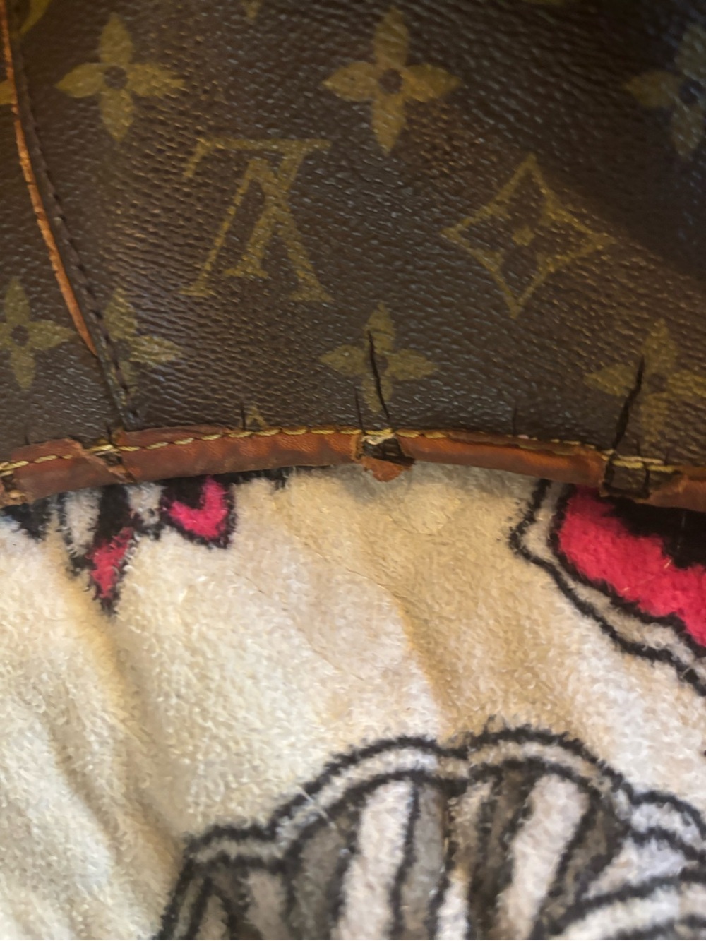 Louis Vuitton Brown Monogram Canvas Hobo Shoulder Bag with Gold Hardware - Picture 8 of 15